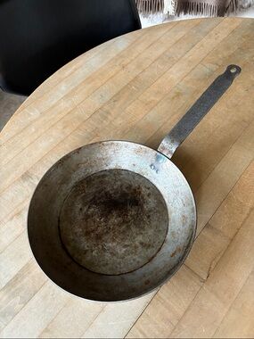 Vintage French Carbon Steel Skillet